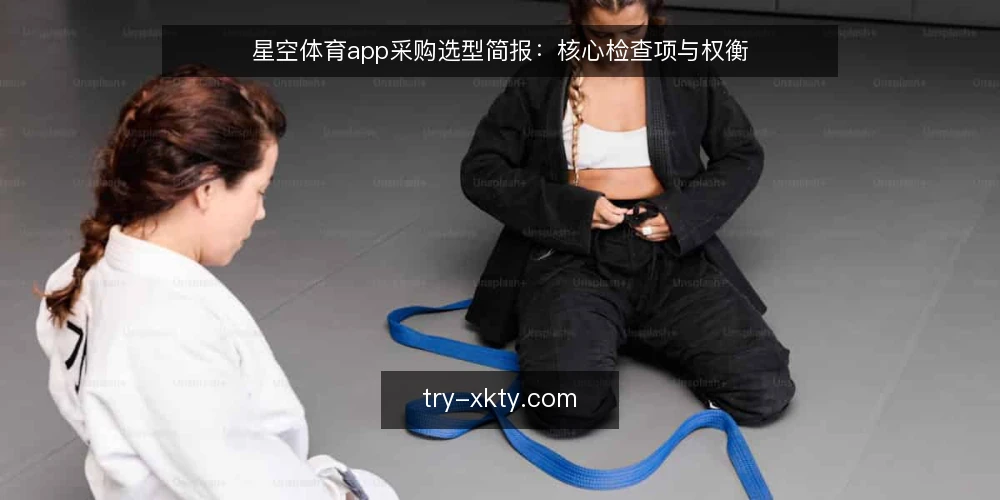 星空体育app采购选型简报：核心检查项与权衡 — 明确需求边界 配图